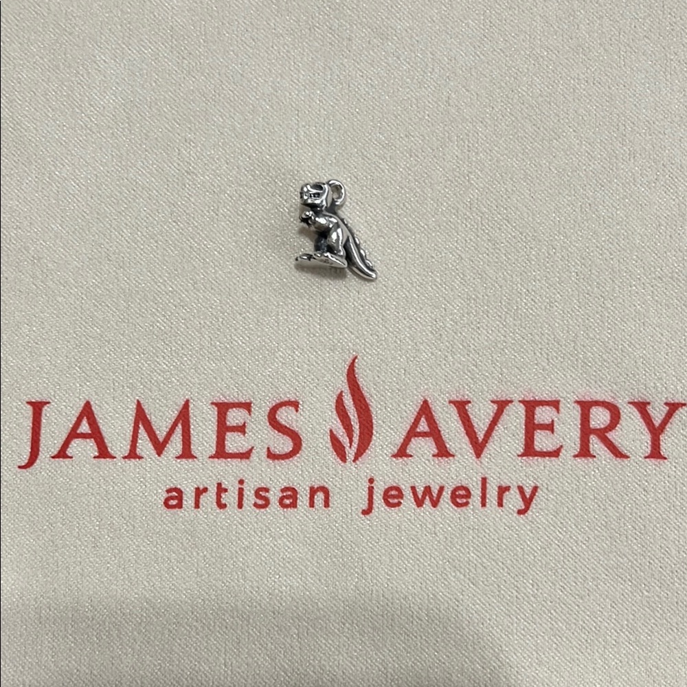 James Avery Silver Tiny T-Rex Charm